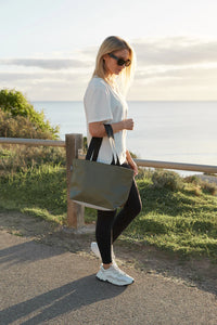 carryall base - khaki/powder blue