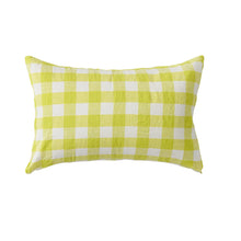 Load image into Gallery viewer, Limoncello Gingham Pillowcase Sets