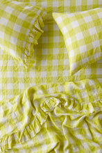 Load image into Gallery viewer, Limoncello Gingham Pillowcase Sets