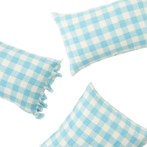 Amalfi Gingham Pillowcase Set