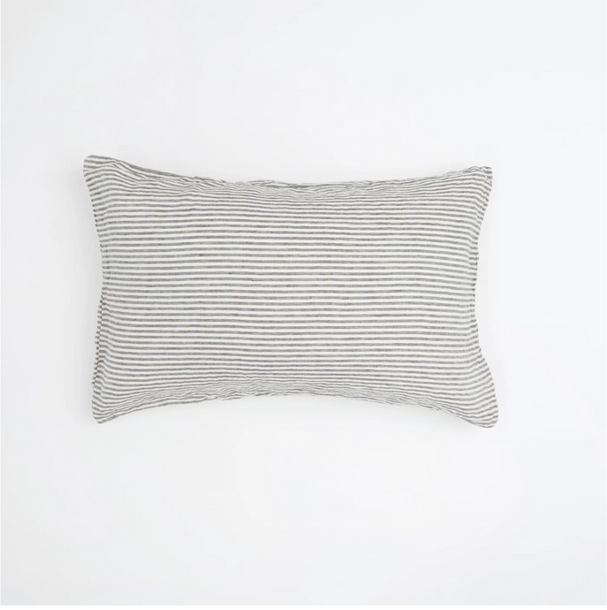 Charcoal Stripe Pillowcase Sets