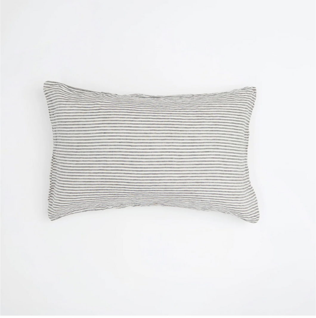 Charcoal Stripe Pillowcase Sets