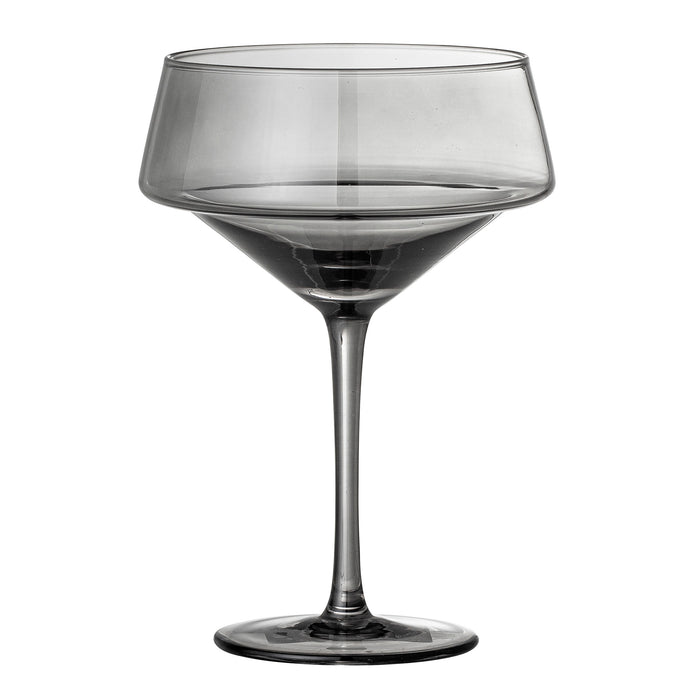 YVETTE Set of 4 Cocktail  Grey Glasses
